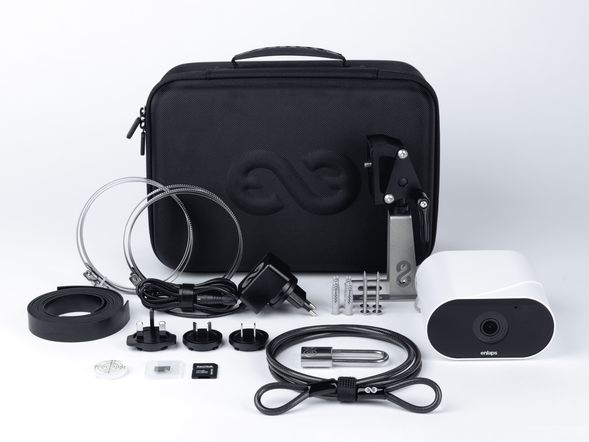 Enlaps Tikee Mini S Pack (4K Remote Access) Time Lapse Camera